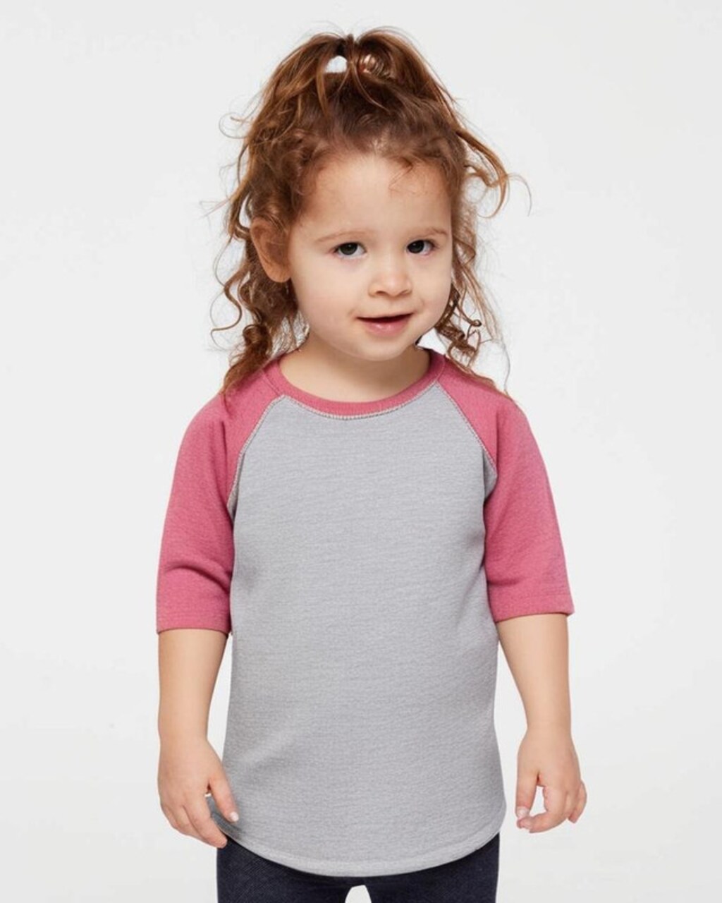 Rabbit Skins® Comfortable Toddler Baseball 3/4 Sleeve Tee - 3330